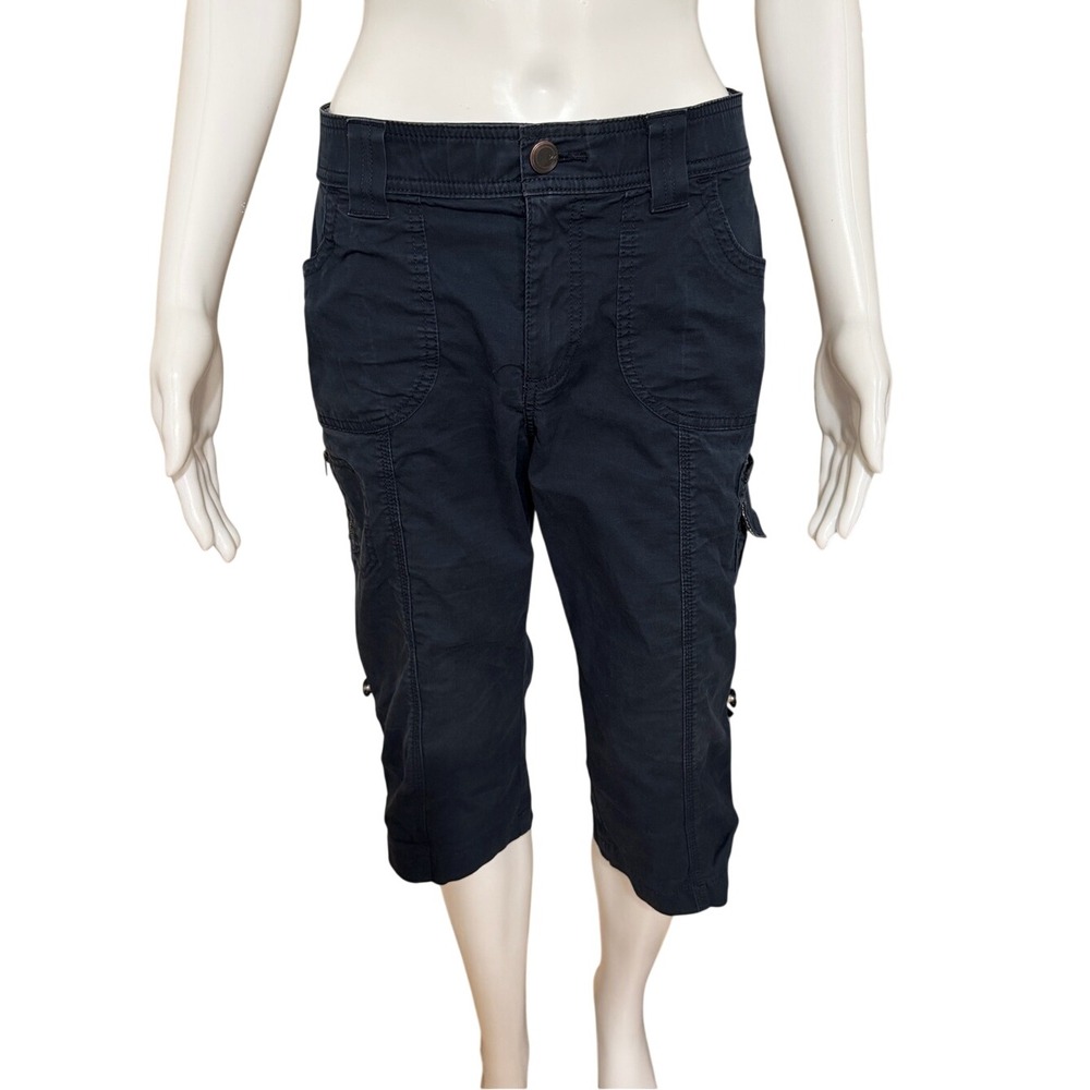 Lee Navy Blue Cargo Capri Pants Size 6P